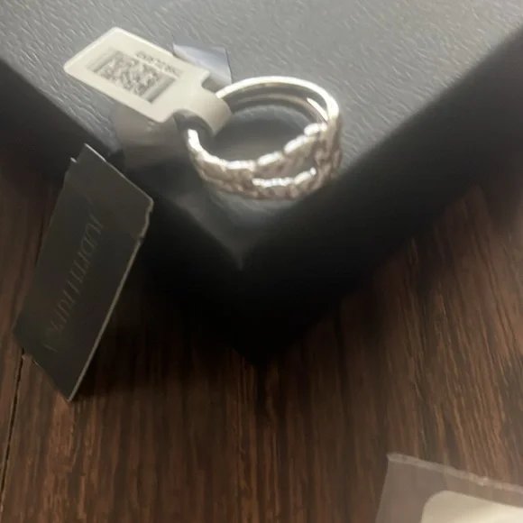 Judith Ripka sterling aura braided ring brand new - Picture 2 of 7